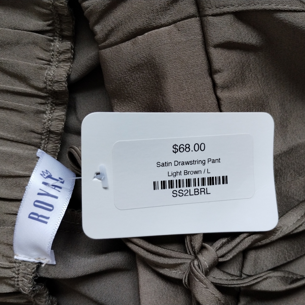 Royal Drawstring Pants Large - Picture 3 of 4